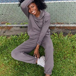 Aerie Arbor Olive OFFLINE OTT Fleece Jogger XS